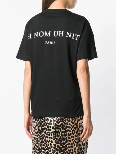 Shop Ih Nom Uh Nit Script Printed T-shirt - Black