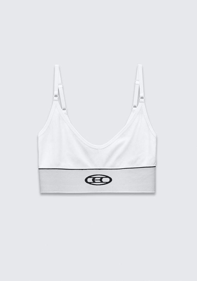 alexander wang logo bra