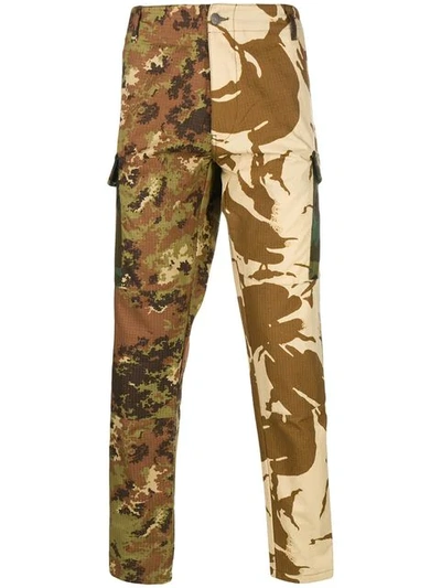 Kappa X Danilo Paura Cargo Trousers - Green In Multicolor | ModeSens