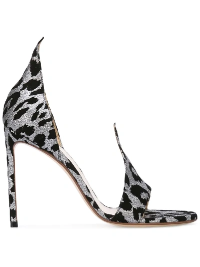 Shop Francesco Russo Leopard Print Sandals