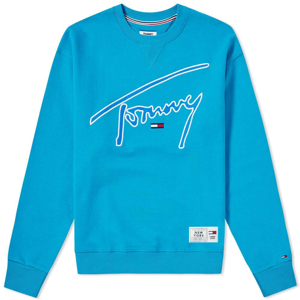 tommy jeans signature crew sweat