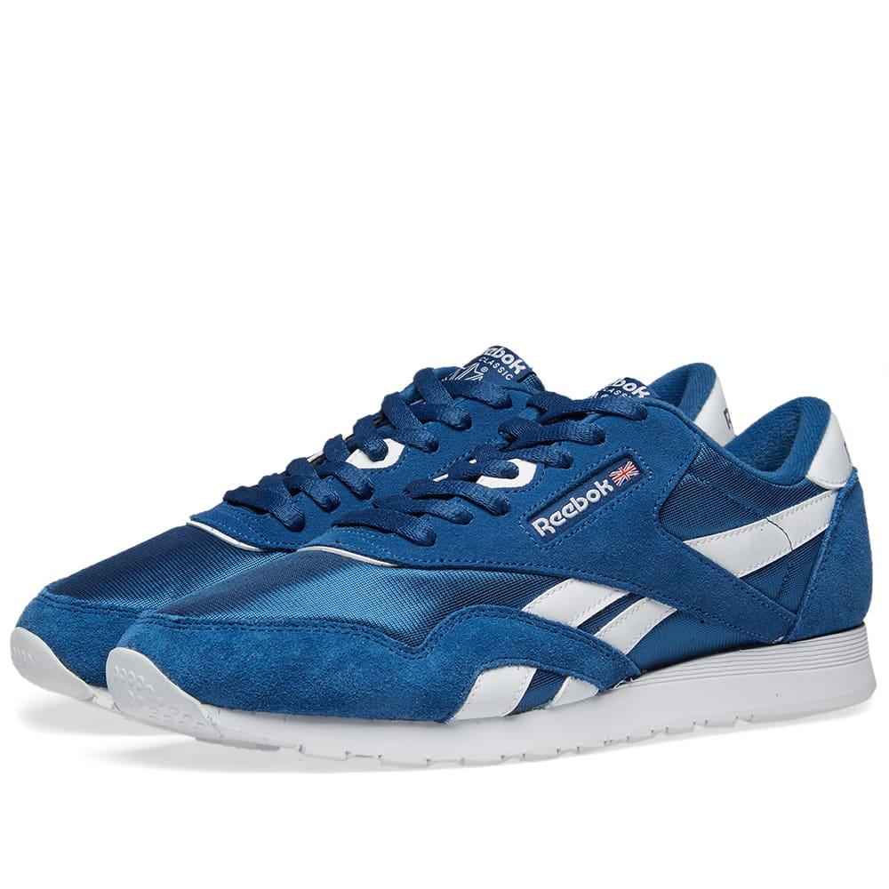 reebok classic nylon royal blue