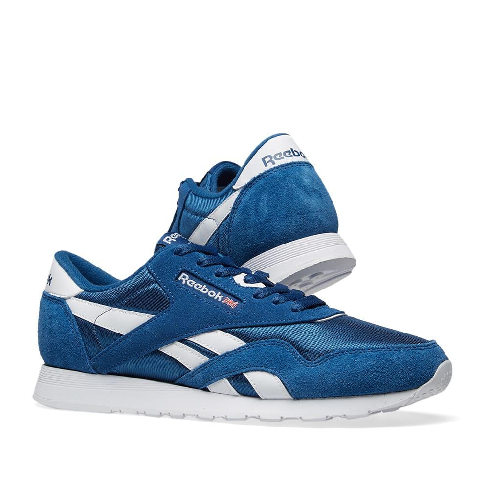 reebok classic nylon blue