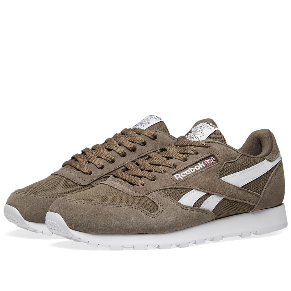 reebok brown leather