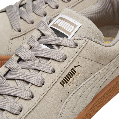 Puma suede classic gum sole hot sale