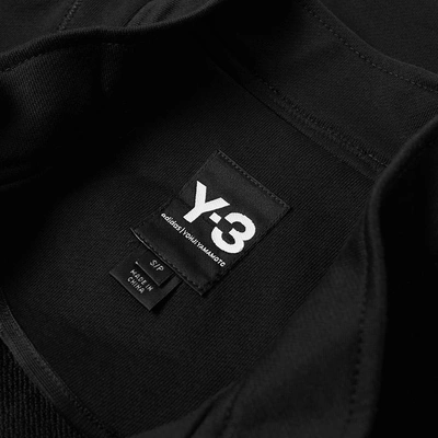 Shop Y-3 Sashiko Half Zip Sweat In Black