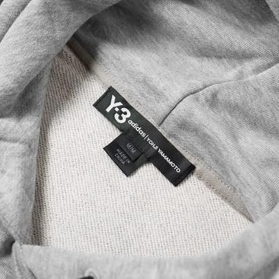 Shop Y-3 Classic Logo Popover Hoody In Grey