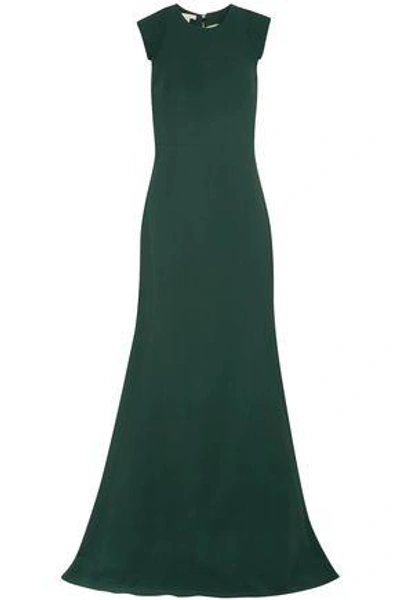 Shop Antonio Berardi Woman Cady Gown Dark Green