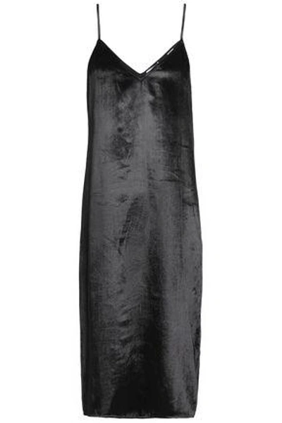 Shop Equipment Woman Chenille Slip Dress Black