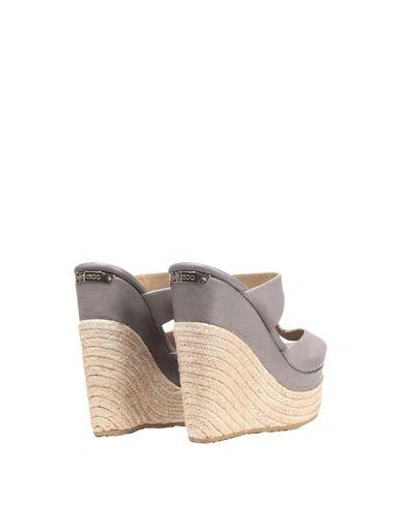 Shop Jimmy Choo Sandals In Grey