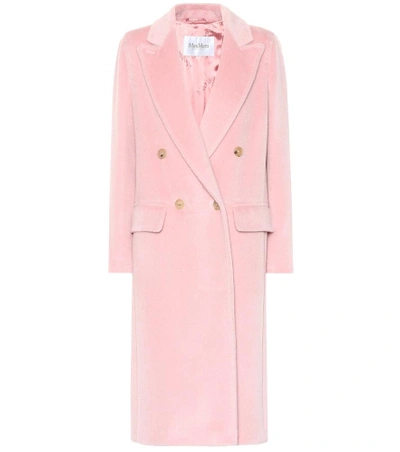 Shop Max Mara Zarda Alpaca Coat In Pink