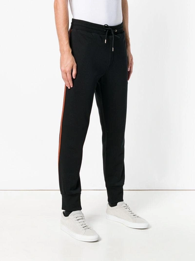 Shop Paul Smith Loose Track Trousers  In Black