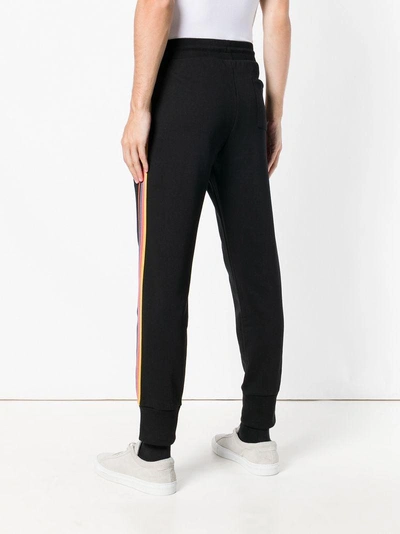 Shop Paul Smith Loose Track Trousers  In Black