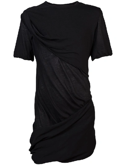Shop Rick Owens Smiley T-shirt - Black