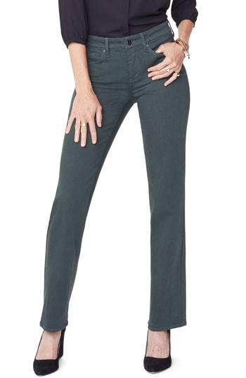 nydj marilyn stretch twill straight leg pants