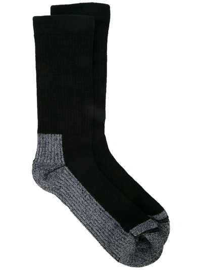 Shop Rick Owens Hiking Socks - Black