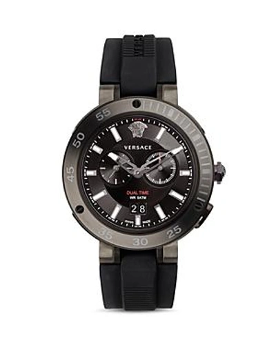Shop Versace V-extreme Pro Chronograph, 46mm In Black
