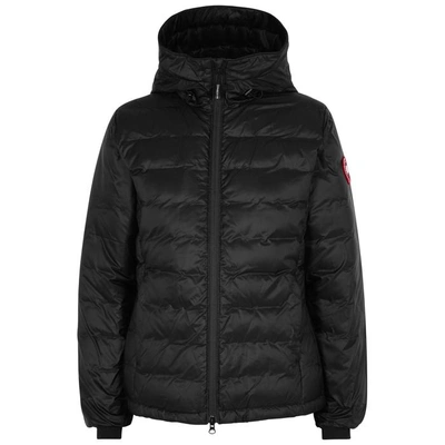 Shop Canada Goose Camp Hoody Quilted Shell Jacket In Black