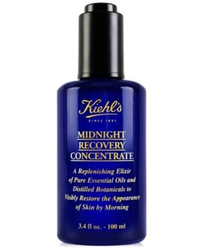 Shop Kiehl's Since 1851 Midnight Recovery Concentrate Moisturizing Face Oil, 3.4-oz. In No Color