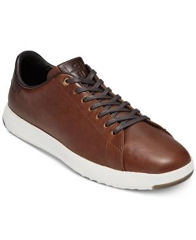 Shop Cole Haan Men's Grandpro Tennis Sneaker Men's Shoes In Mesquite/ Dark Coffee