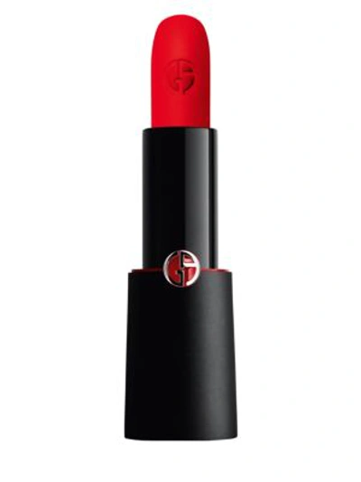 Shop Giorgio Armani Rouge D'armani Matte Lipstick In Red