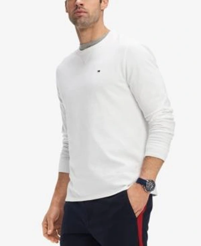 Shop Tommy Hilfiger Men's Jayden Crewneck, Created For Macy's In Bright White