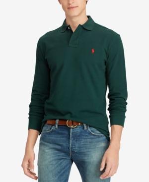 ralph lauren long sleeve mesh polo