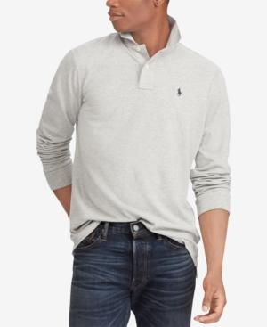 ralph lauren long sleeve mesh polo