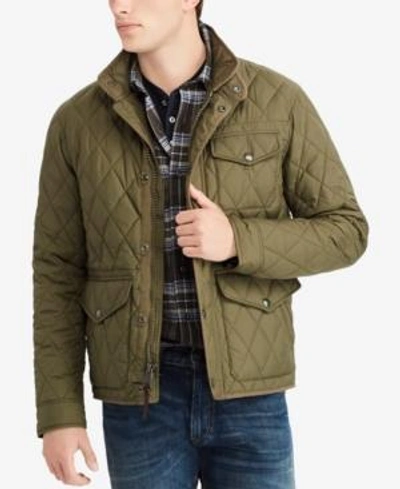 Polo Ralph Lauren Men's Big & Tall Quilted Jacket In Expedition Olive |  ModeSens