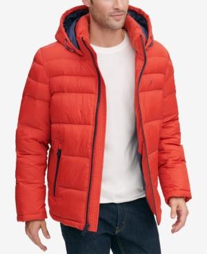 tommy hilfiger men's quilted puffer jacket