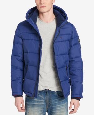 tommy hilfiger men's quilted puffer jacket