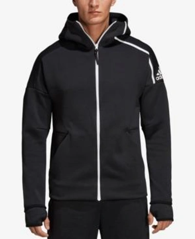 Adidas Originals Men's Z.n.e. Fast Release Full-zip Hoodie, Black | ModeSens