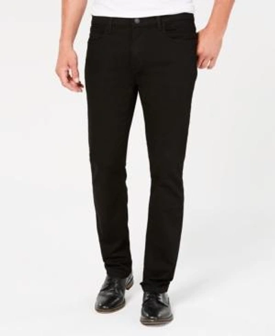 Shop Tommy Hilfiger Men's Straight-fit Stretch Jeans, Created For Macy's In Dark Wash