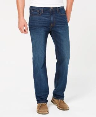 Shop Tommy Hilfiger Men's Tommy Jeans Relaxed-fit Stretch Jeans In Drake Dark Wash