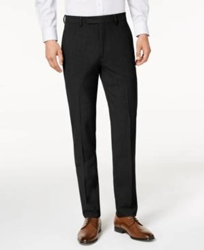 Shop Calvin Klein Men's Infinite Stretch Skinny-fit Dress Pants In Black