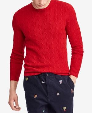 polo ralph lauren mens cashmere cable sweater