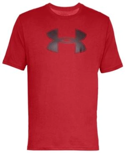 Shop Under Armour Men's Big-logo T-shirt In Red
