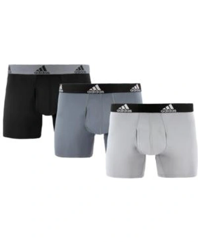 Adidas Originals Adidas Men's 3-pk. Climalite Boxer Briefs In Dk Grey |  ModeSens