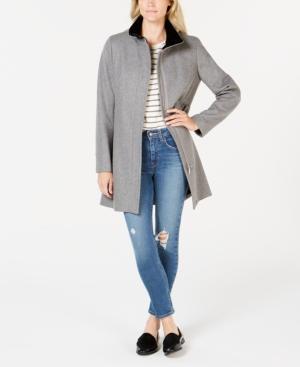 calvin klein stand collar coat