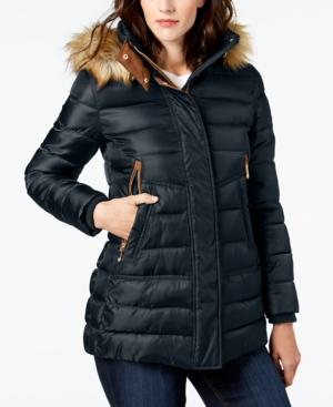 vince camuto long puffer coat