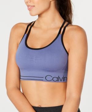 calvin klein strappy sports bra