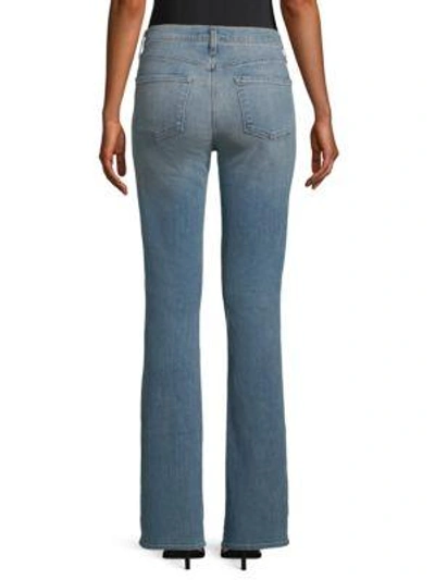 Shop J Brand Litah High-rise Bootcut Jeans In Dark Blue