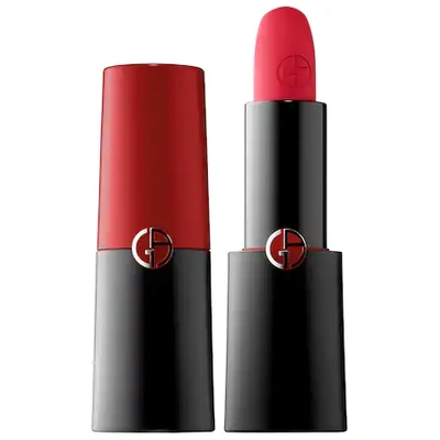Shop Giorgio Armani Beauty Rouge D'armani Matte Lipstick 403 Lucky Red 0.14 oz/ 4 G