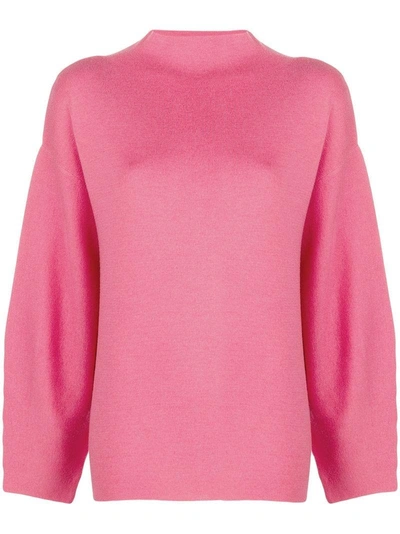 Shop Aspesi Drop Shoulder Sweater - Pink