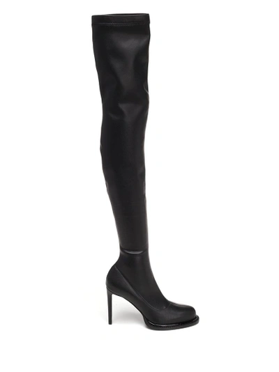 Shop Stella Mccartney Palmer Over The Knee Boots In Black