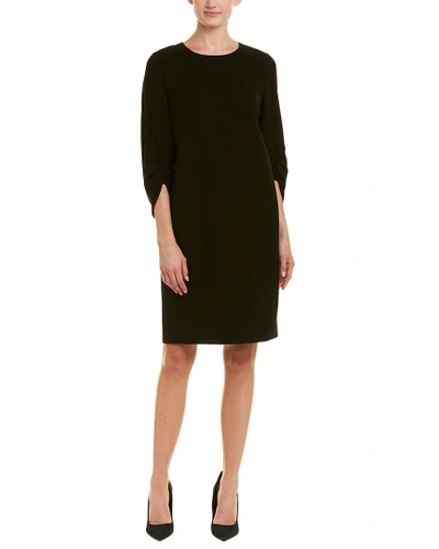 Shop Lafayette 148 Tory Shift Dress In Black