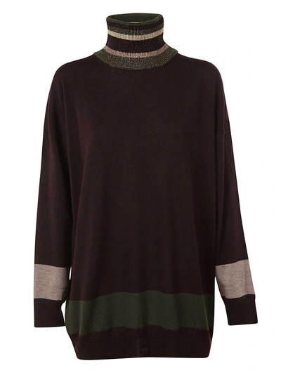 Shop Antonio Marras Oversized Sweater In Purple