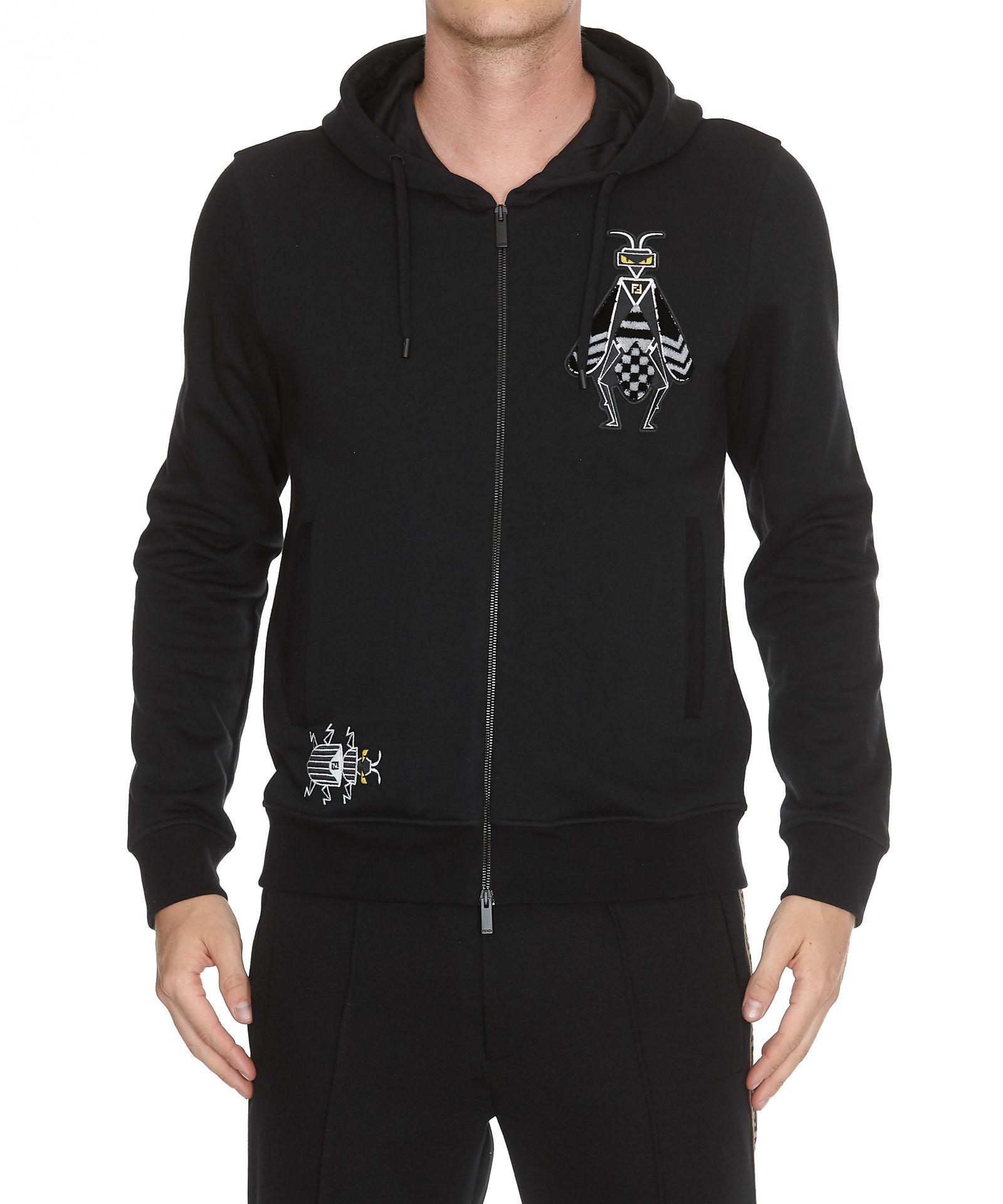 fendi bug hoodie