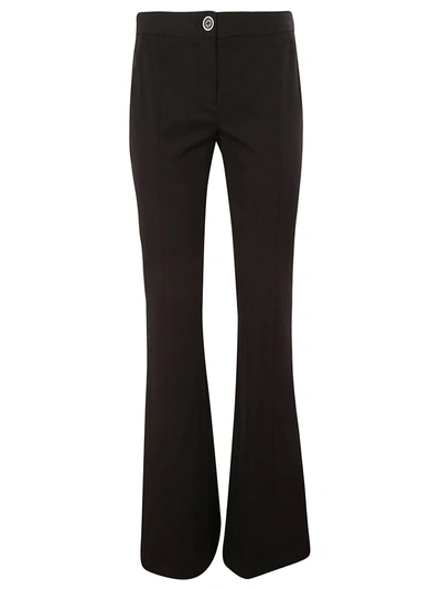 Shop Michael Kors Flared Trousers In Black