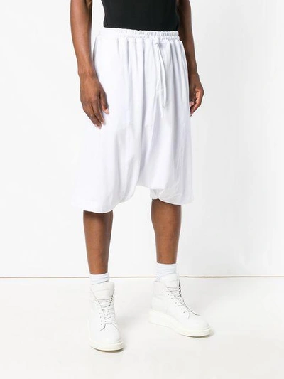 Shop Unconditional Cropped Harem Trousers - White